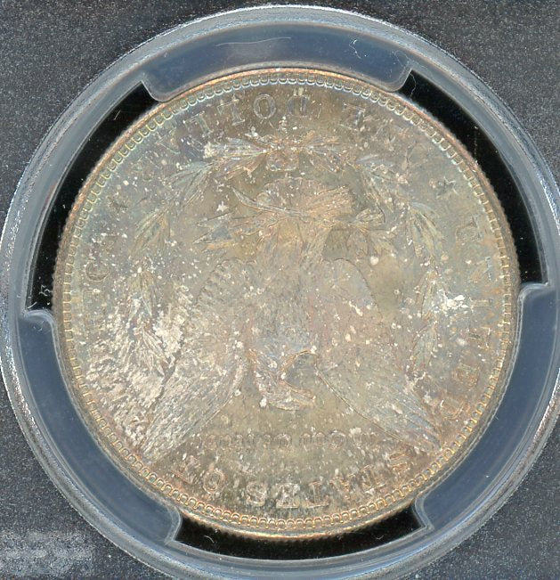 Certified 1881-S Morgan Silver Beautifully Toned Dollar PCGS MS64 Graded US Coin 416