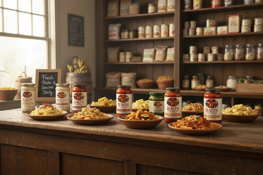 Pops Trading Company Rao's Bolognese Sauce 24 oz jar with hearty beef, pork, and pancetta in a rich tomato base.