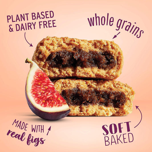 Office Snack Box – Nature’s Bakery Fig Bars 36ct Variety Pack (Plant-Based, Non-GMO) back package image - Pops Trading Company