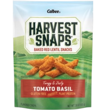 Calbee Harvest Snaps Tomato Basil 3oz – 12 Pack