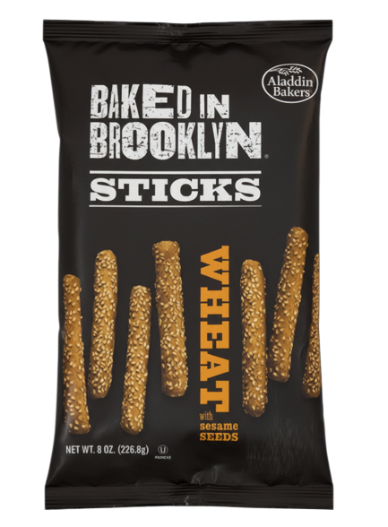 BAKED IN BROOKLYN Whole Wheat Sesame Seeds Breadsticks 6 oz image 0
