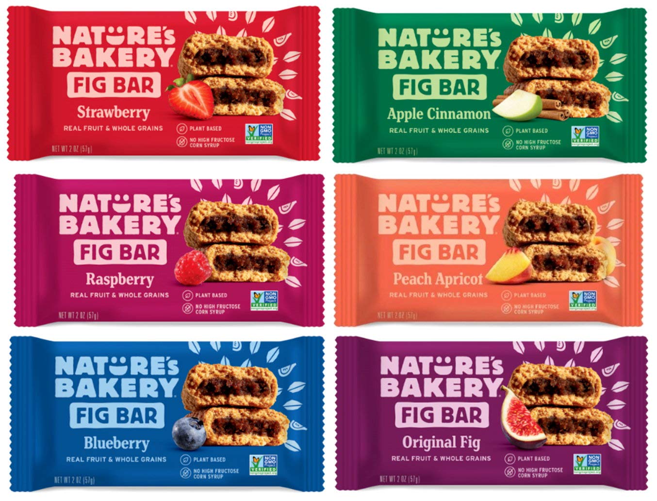 Nature’s Bakery Whole Wheat Fig Bars Custom Variety Pack – 12 Count front package image - Pops Trading Company