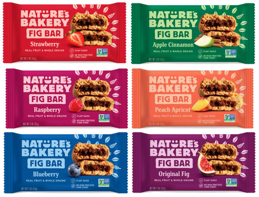 Nature’s Bakery Whole Wheat Fig Bars Custom Variety Pack – 12 Count front package image - Pops Trading Company
