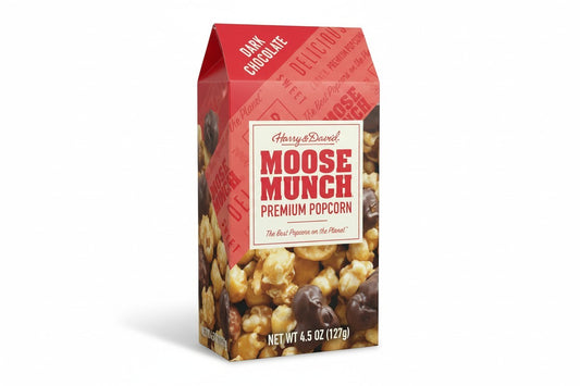Harry & David Moose Munch® Dark Chocolate Gourmet Popcorn 4.5oz - Pops Trading Company