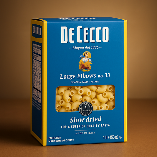 De Cecco Large Elbows- 16Oz – Imported Italian Pasta package image