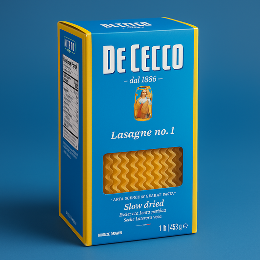 De Cecco Lasagna- 16Ozspecial Cut – Imported Italian Pasta package image