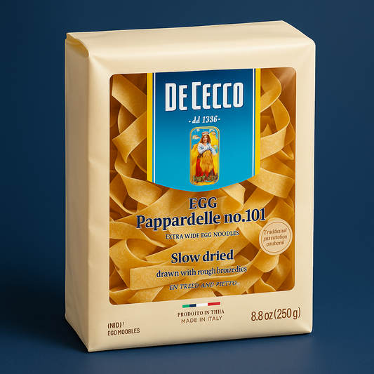 De Cecco Parpardelle No. 101 8.8Oz – Imported Italian Pasta package image