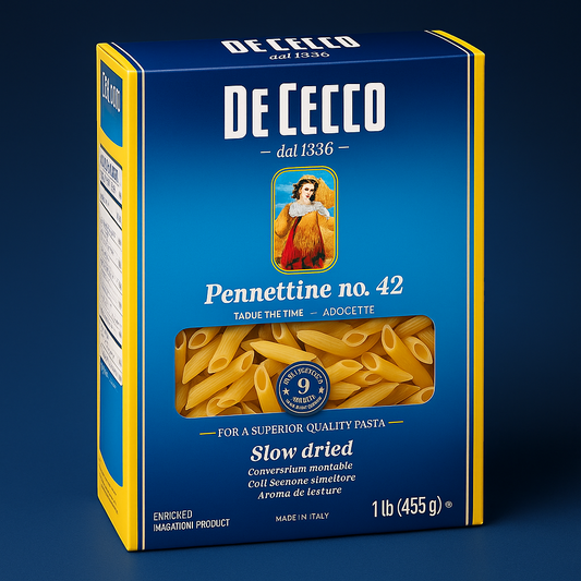 De Cecco Pennette-16Oz No. 42 – Imported Italian Pasta package image