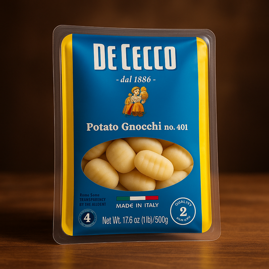 De Cecco Potato Gnocchi No. 401 17.5Oz – Imported Italian Pasta package image