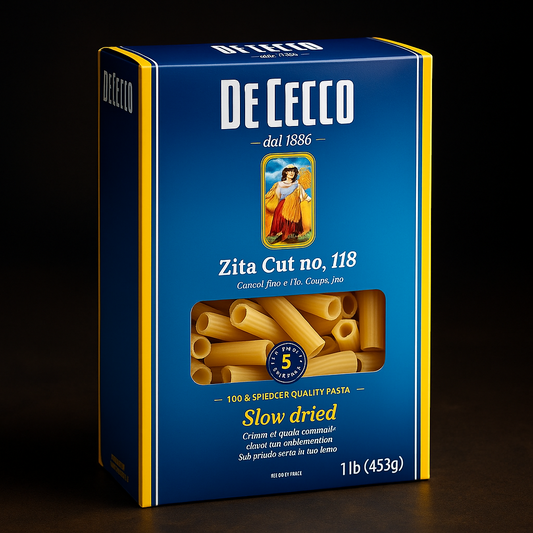 De Cecco Zita Cut Lisce- 16Oz No. 118 – Imported Italian Pasta package image