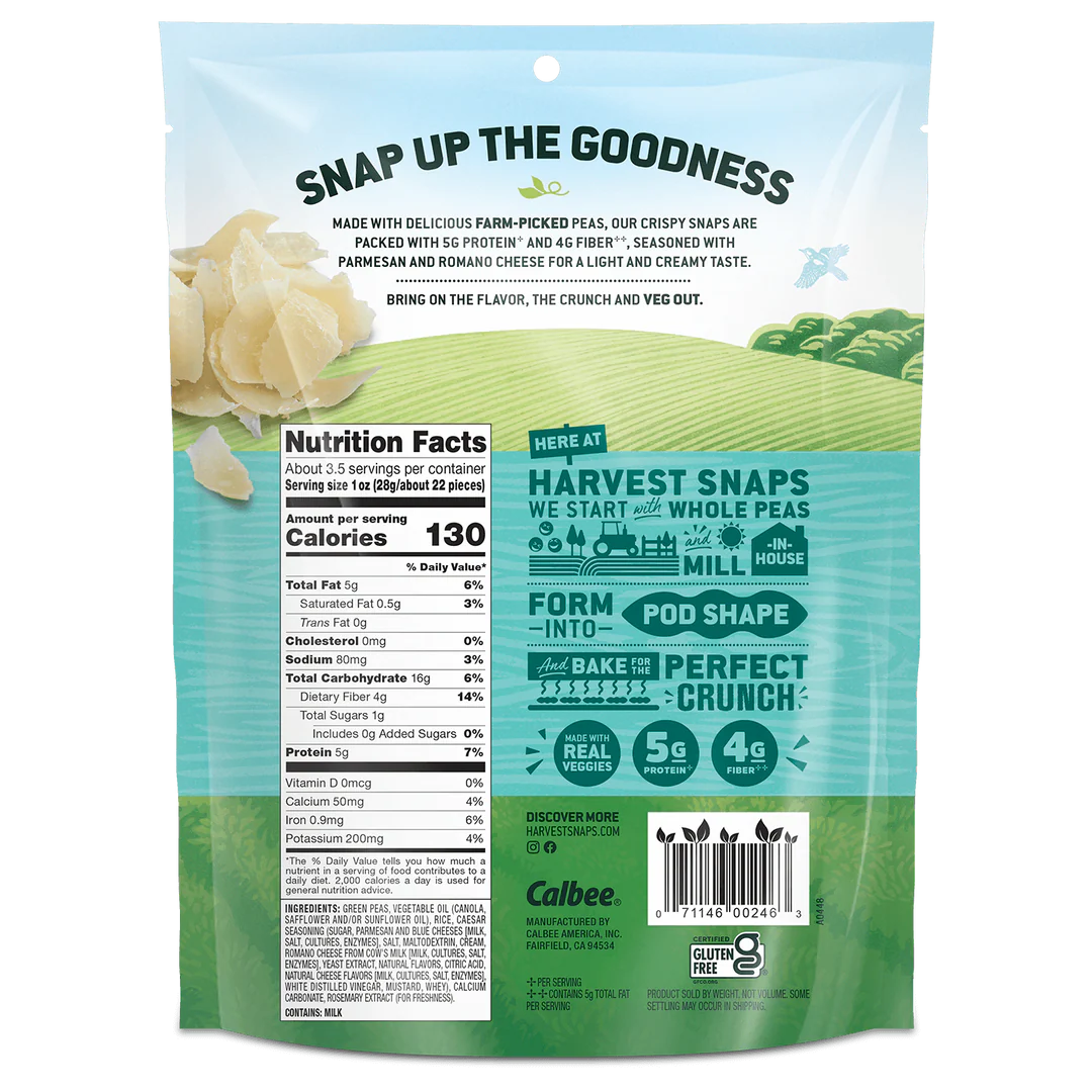 Calbee Harvest Snaps Caesar 3.3oz – 12 Pack